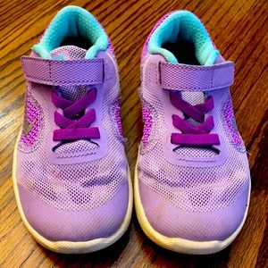 Nike Purple Toddler Tennis Shoes